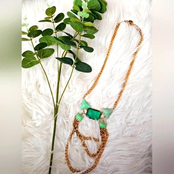 etc. Jewelry - Etc. Emerald Long Necklace.